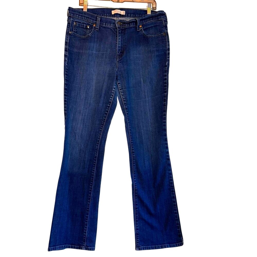Levis 515 Jeans Women's 14 Long Blue Bootcut Mid-Rise Denim